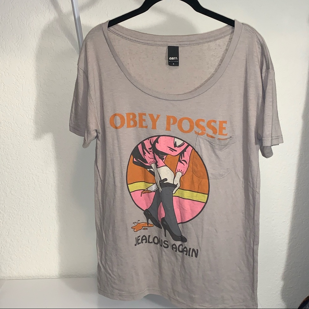 Obey Posse Graphic T Shirt